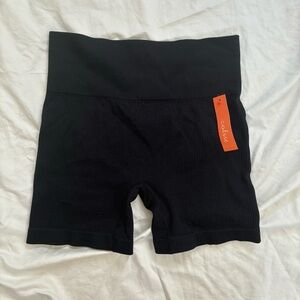 black bike shorts